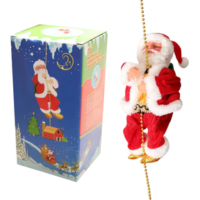 Boneco Papai Noel que Sobe e Desce - Magia Natalina em Movimento