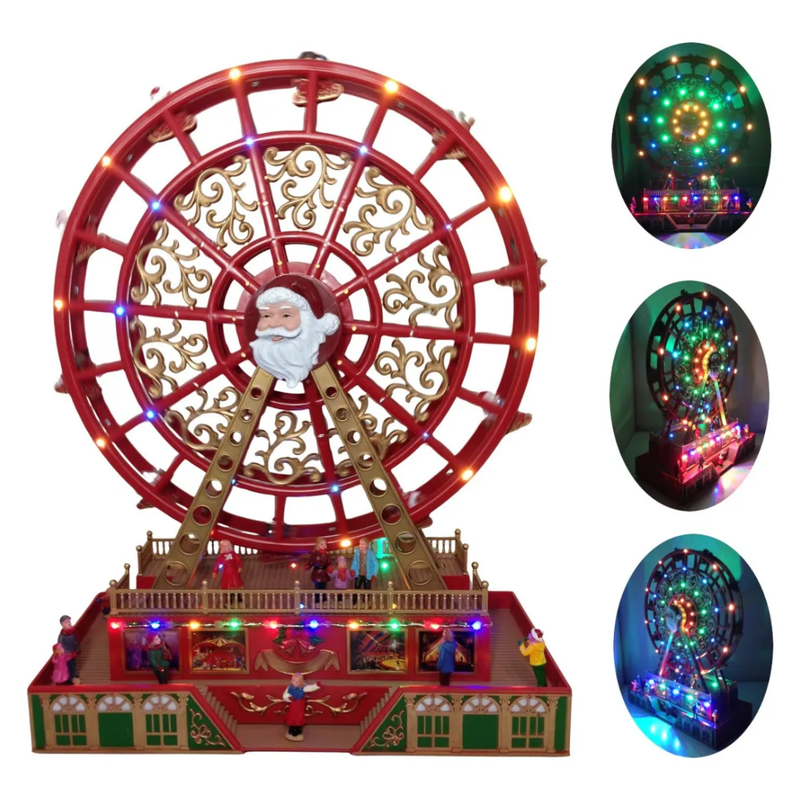 Roda Gigante Natalina Parque De Diversoes Vila Natalina Vermelho