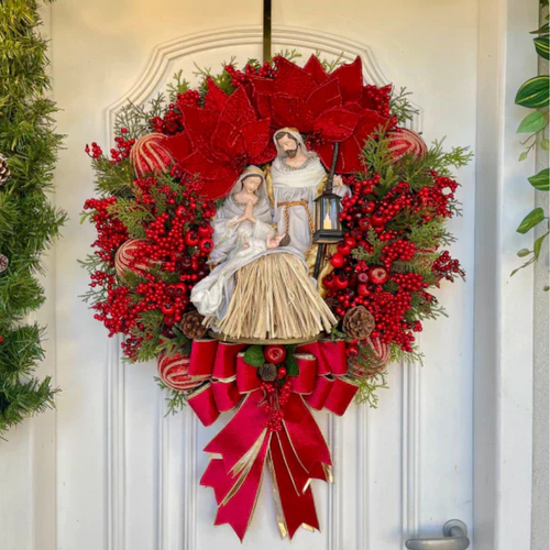 Guirlanda da Sagrada Família com LED – 65cm