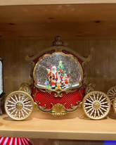 Globo de Neve em Carruagem Natalina - Design Luxo