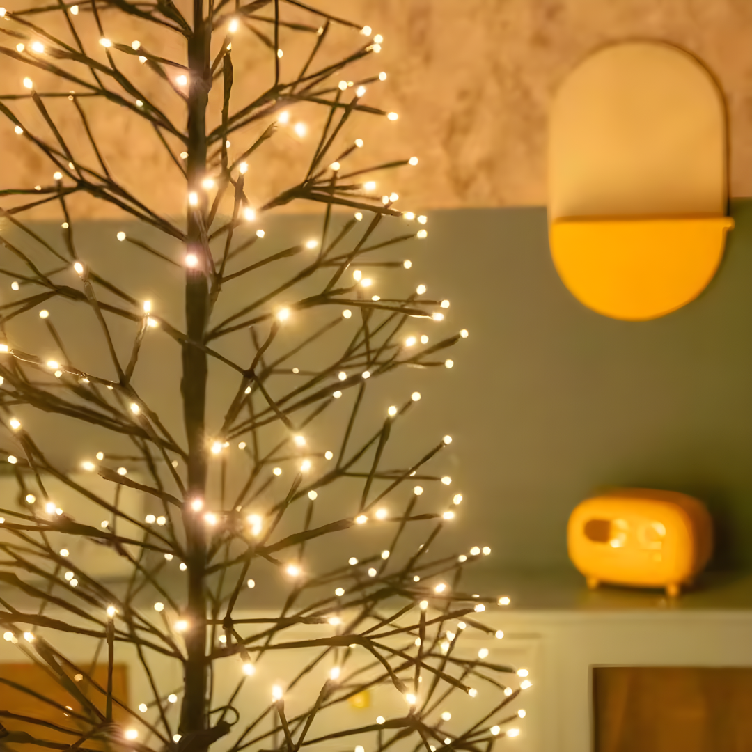 Árvore Cintilantes LEDs Embutida - Ideal para sua Decoração ✨