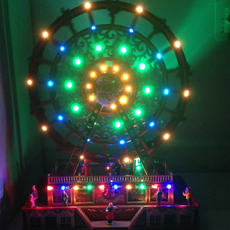 Roda Gigante Natalina Parque De Diversoes Vila Natalina Vermelho