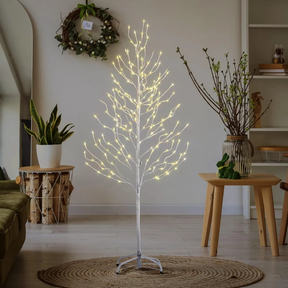 Luz da Bétula: Árvores Brancas Aconchegantes