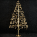 Árvore de Natal de Bétula 120cm com Luzes LED Quentes & Frias