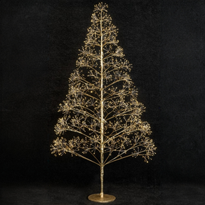 Árvore de Natal Bétula de 180cm com Luzes LED Quente e Fria ✨