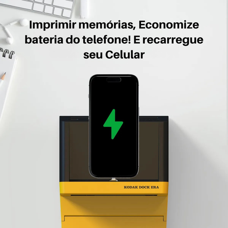Impressora Fotográfica Kodak Era Plus 4pass Portátil - Android e iPhone