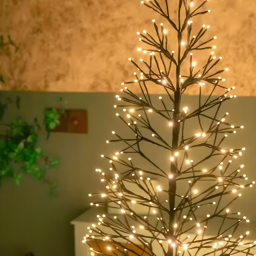 Árvore Cintilantes LEDs Embutida - Ideal para sua Decoração ✨