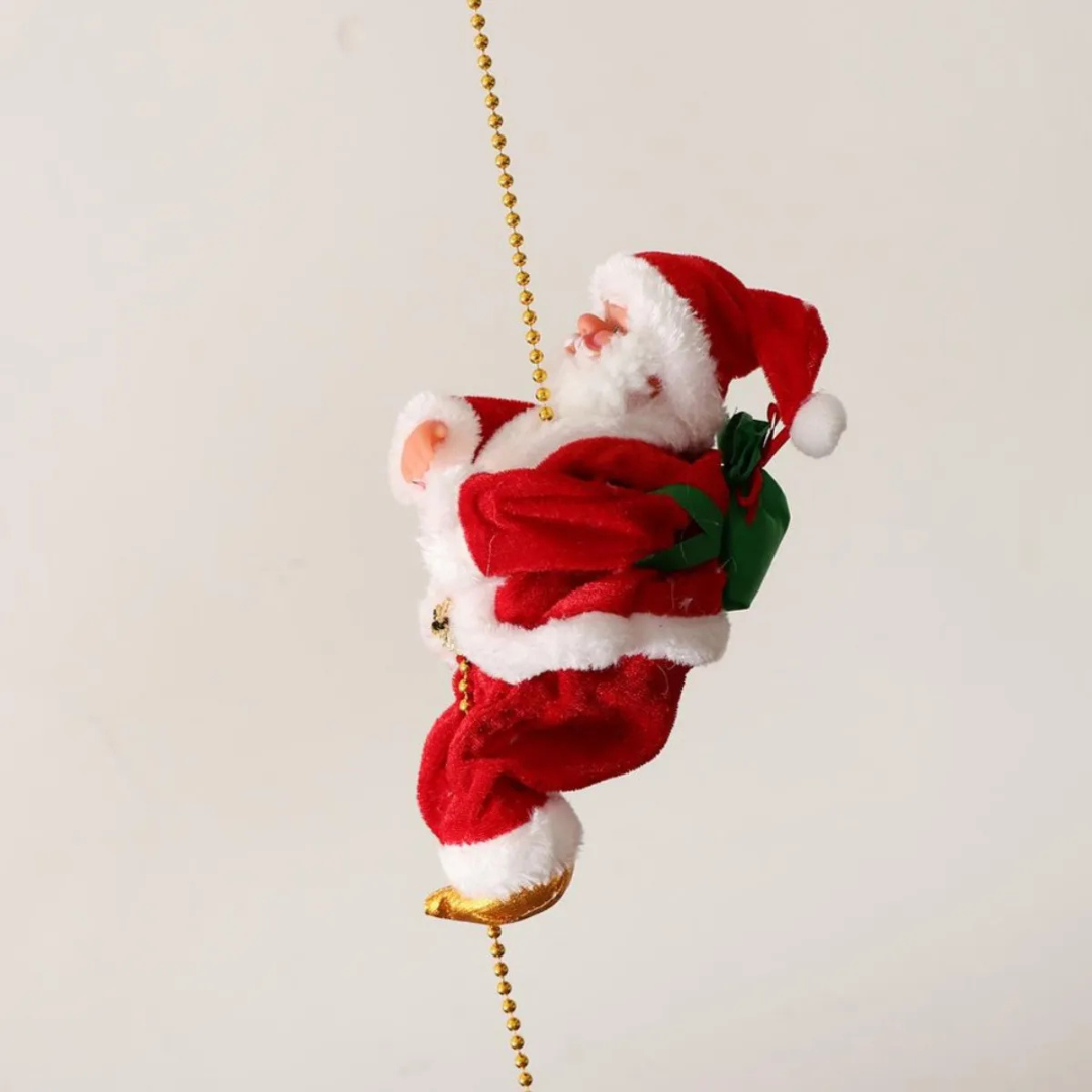 Boneco Papai Noel que Sobe e Desce - Magia Natalina em Movimento