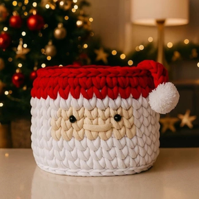 Porta Panetone de Crochê Artesanal - Decoração e Presente de Natal