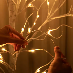 Árvore de Bétula LED Brilhante - Toque Mágico para sua Decoração e Eventos