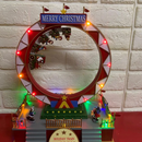 Enfeite Roda Gigante Natalino Natal Papai Noel Led Musical