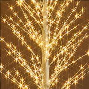 Conjunto de Luzes LED Fadas Brancas - 450 LEDs em 3 Comprimentos (1,80 m, 1,20 m e 1 m)