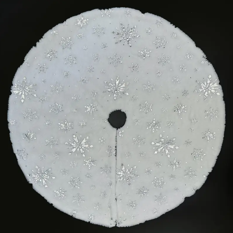 Saia de Árvore de Natal Luxuosa para o Ano Novo 2025 - Base Elegante