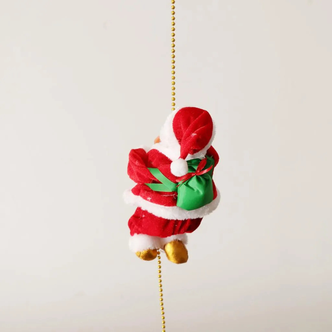 Boneco Papai Noel que Sobe e Desce - Magia Natalina em Movimento