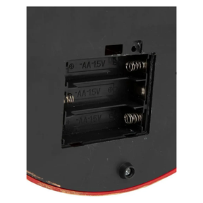 Decoração Natal Carrossel Animado Musical Giratório - Vermelho