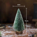 Mini Pinheiros de Natal com luz LED