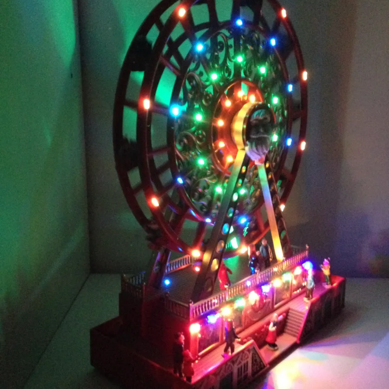 Roda Gigante Natalina Parque De Diversoes Vila Natalina Vermelho