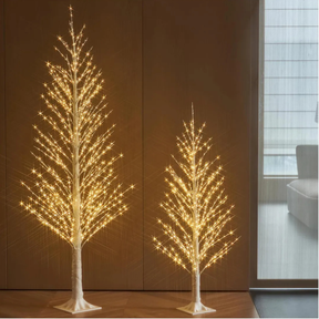 Conjunto de Luzes LED Fadas Brancas - 450 LEDs em 3 Comprimentos (1,80 m, 1,20 m e 1 m)