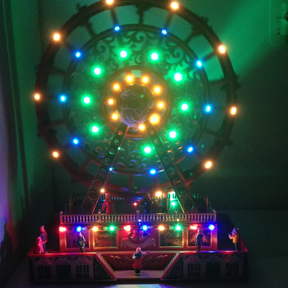 Roda Gigante Natalina Parque De Diversoes Vila Natalina Vermelho