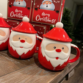 Caneca Noel com Tampa e Colher