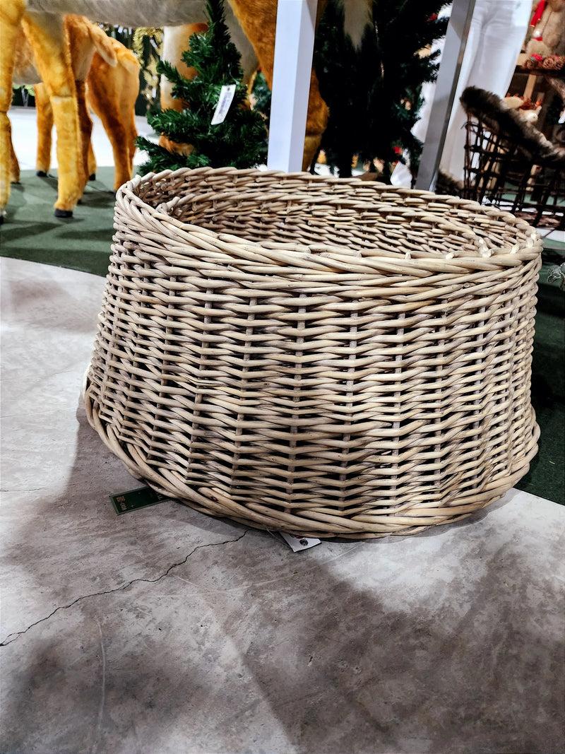 Saia Rígida para Árvore de Natal 68cm • Fibra Natural – Pré-Venda 2025