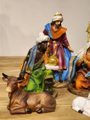 Presépio em Resina Colorido • 11 Peças • 18,5cm