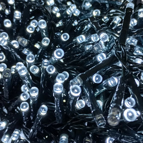 Pisca Festão 1000 LEDs Quentes com Estrobo Branco Frio - 50m/80m, Bivolt, Uso Interno e Externo