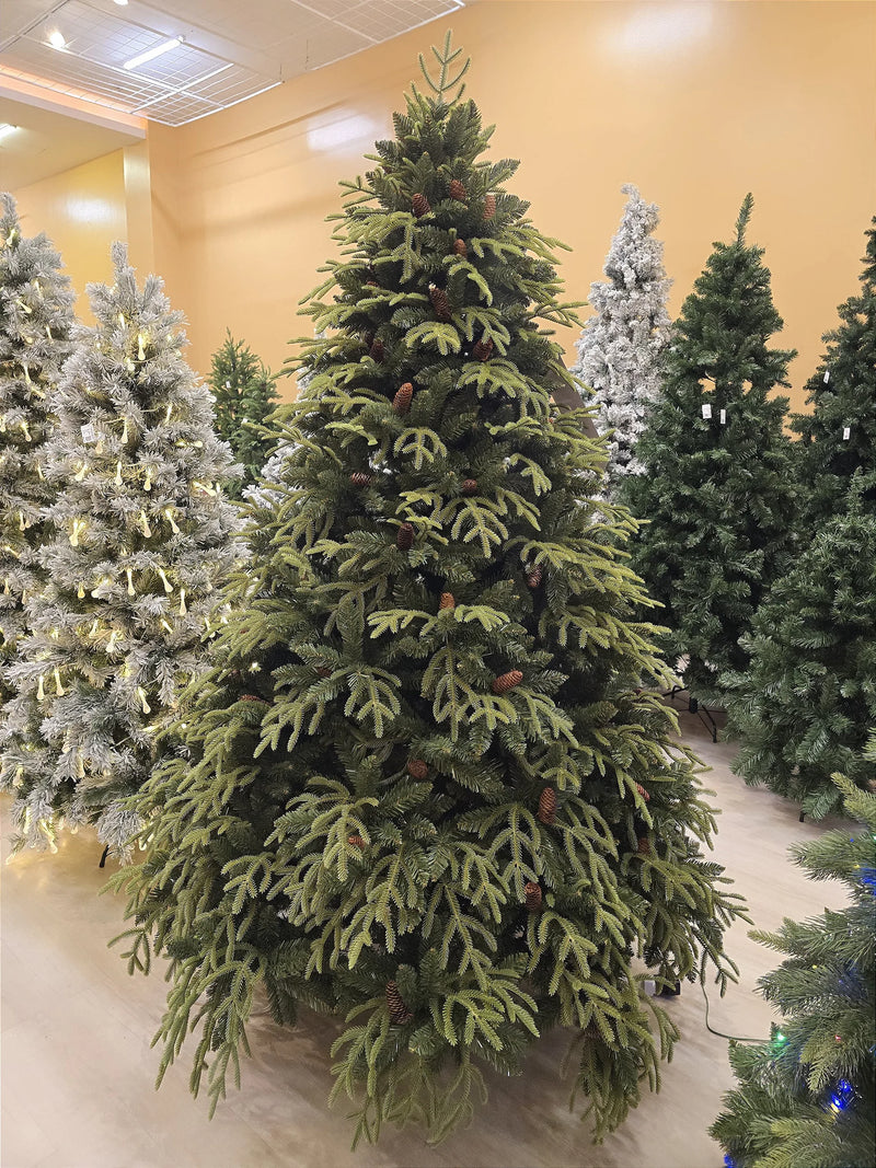 Árvore de Natal Pinheiro Super Realista Santorini 2,10m 4428 Galhos – Pré-Venda 2025
