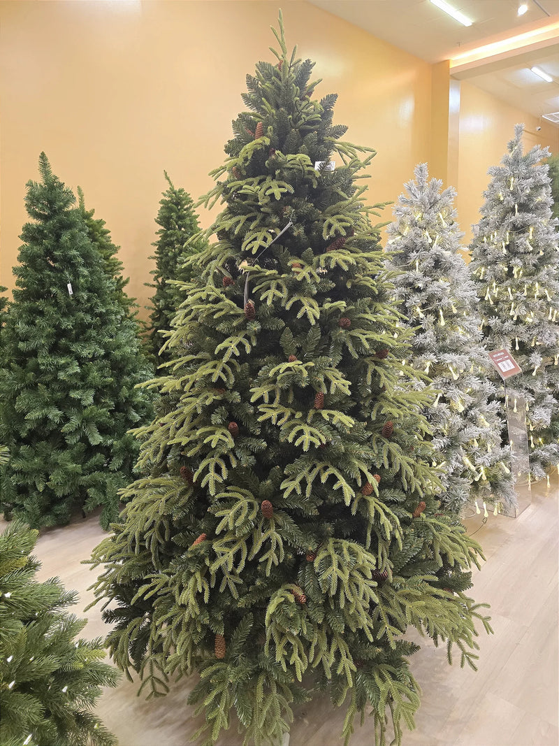 Árvore de Natal Pinheiro Super Realista Santorini 2,10m 4428 Galhos – Pré-Venda 2025