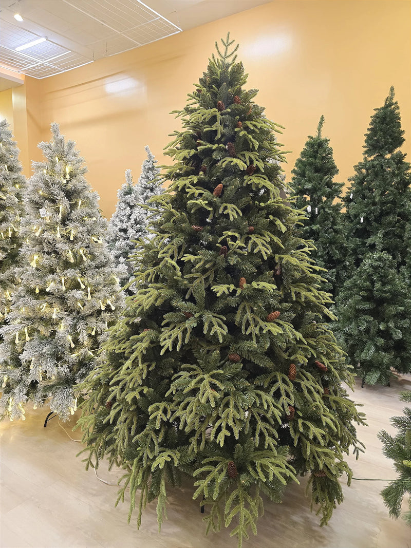 Árvore de Natal Pinheiro Super Realista Santorini 2,10m 4428 Galhos – Pré-Venda 2025